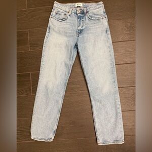 Agolde Kye Cropped Straight Leg Jeans in Diversion